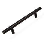 Puxador Haste Aço Inox Preto Fosco 150mm - C3115