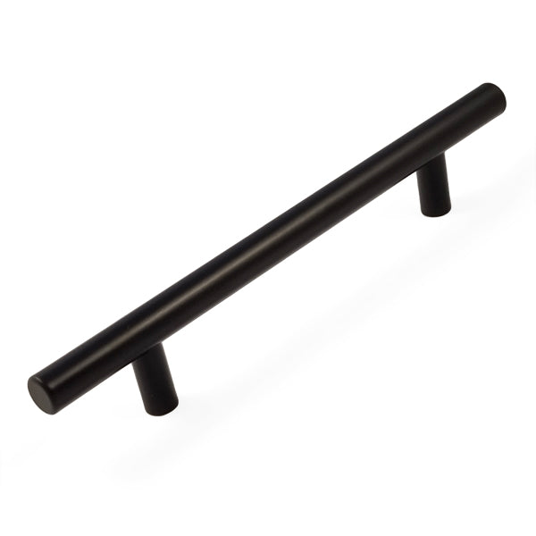 Puxador Haste Aço Inox Preto Fosco 200mm - C3116