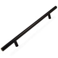 Puxador Haste Aço Inox Preto Fosco 300mm - C3118