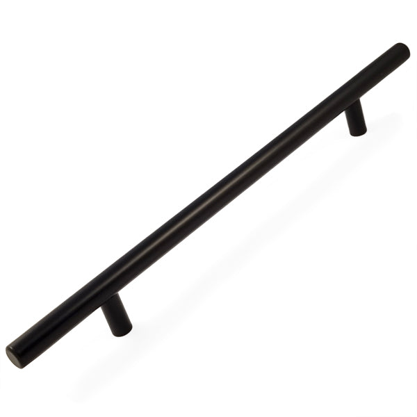 Puxador Haste Aço Inox Preto Fosco 300mm - C3118