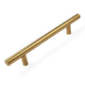 Puxador Haste Aço Inox Dourado Escovado 200mm - C3120