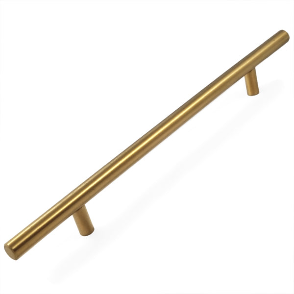 Puxador Haste Aço Inox Dourado Escovado 300mm - C3122