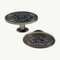 Puxador Ponto Gaveta Armário Oval Bronze Antigo - C3123