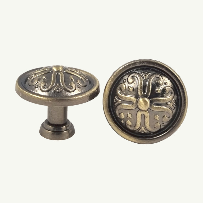 Puxador Ponto Gaveta Armário Ouro Velho - C3127