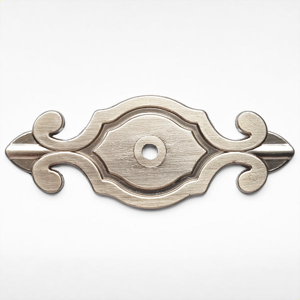 Base Metal Pequena 75mm Níquel Escovado - C3138