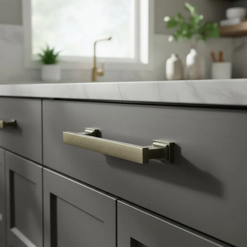 Puxador Metal Ouro Velho 128mm - C3148