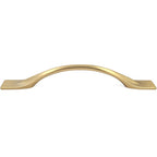 Puxador Metal Alça Dourado Fosco 200mm - C3150