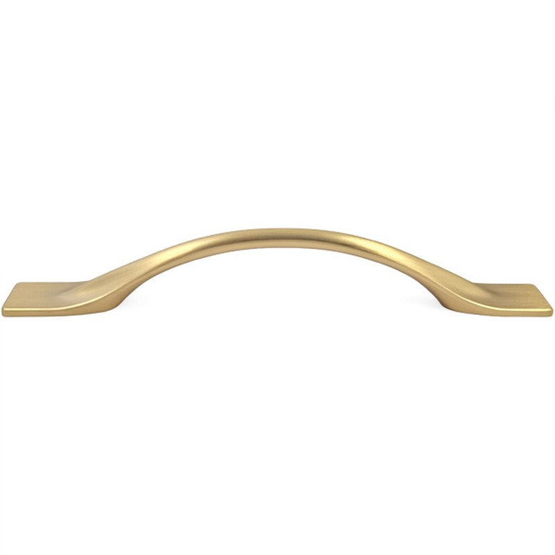 Puxador Metal Alça Dourado Fosco 200mm - C3150