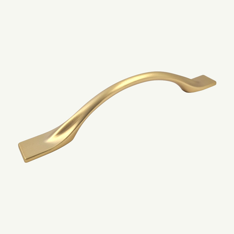 Puxador Metal Alça Dourado Fosco 200mm - C3150