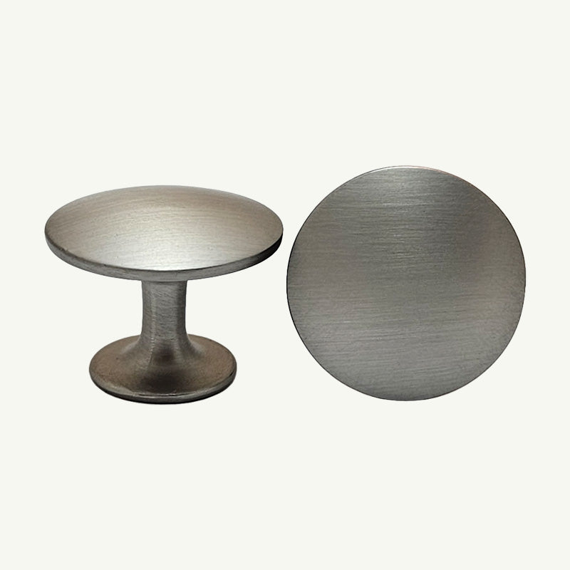 Puxador Ponto Gaveta Armário Níquel Escovado Fosco - C3154