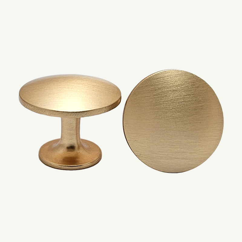 Puxador Ponto Gaveta Armário Dourado Escovado - C3155