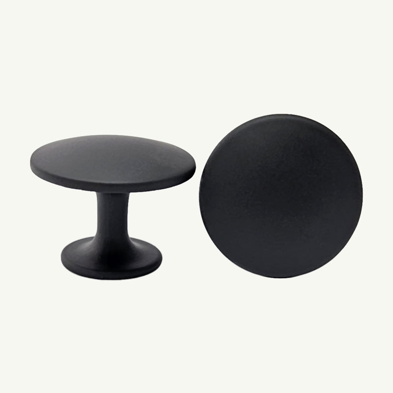 Puxador Ponto Gaveta Armário Preto Fosco - C3158