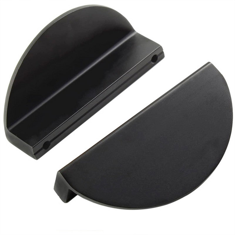 Puxador Meia Lua 96mm Preto Fosco - C3161
