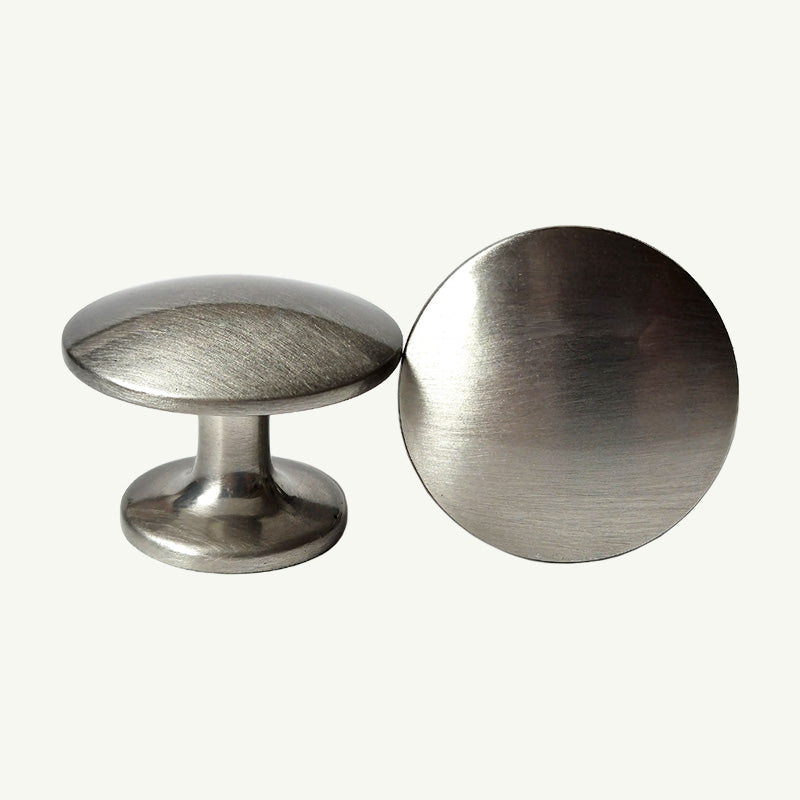 Puxador Ponto Gaveta Armário Níquel Escovado - C3165