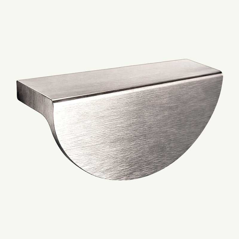 Puxador Meia Lua 96mm Níquel Escovado - C3166