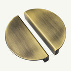 Puxador Meia Lua 96mm Bronze Antigo - C3168
