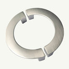 Puxador Meia Lua Arco 110mm Níquel Escovado - C3171