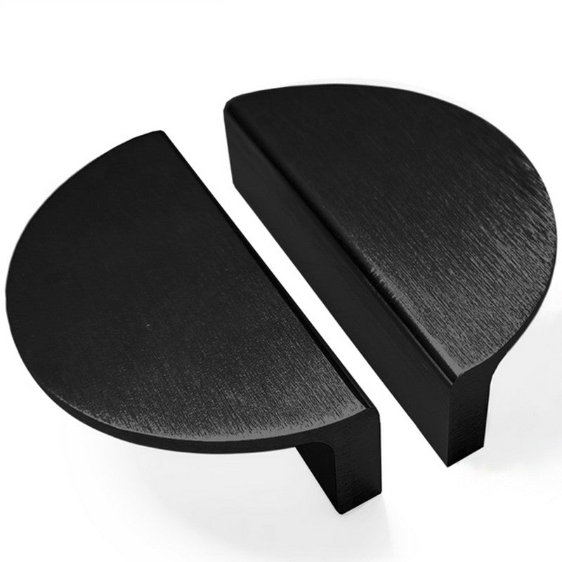 Puxador Meia Lua 96mm Preto Escovado - C3174