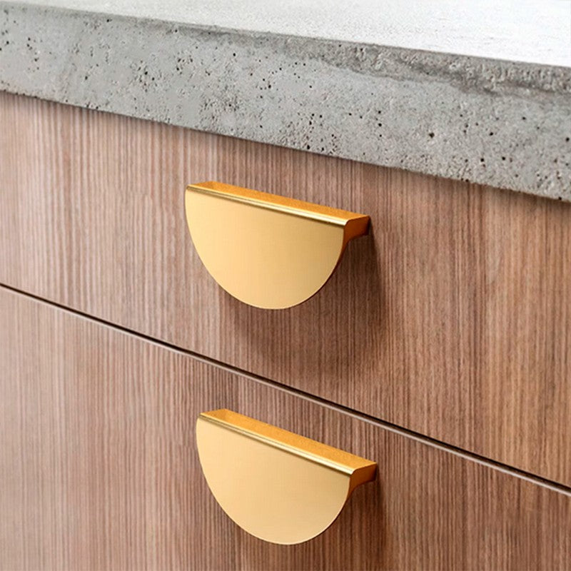 Puxador Meia Lua 96mm Cobre Rosegold Fosco - C3175