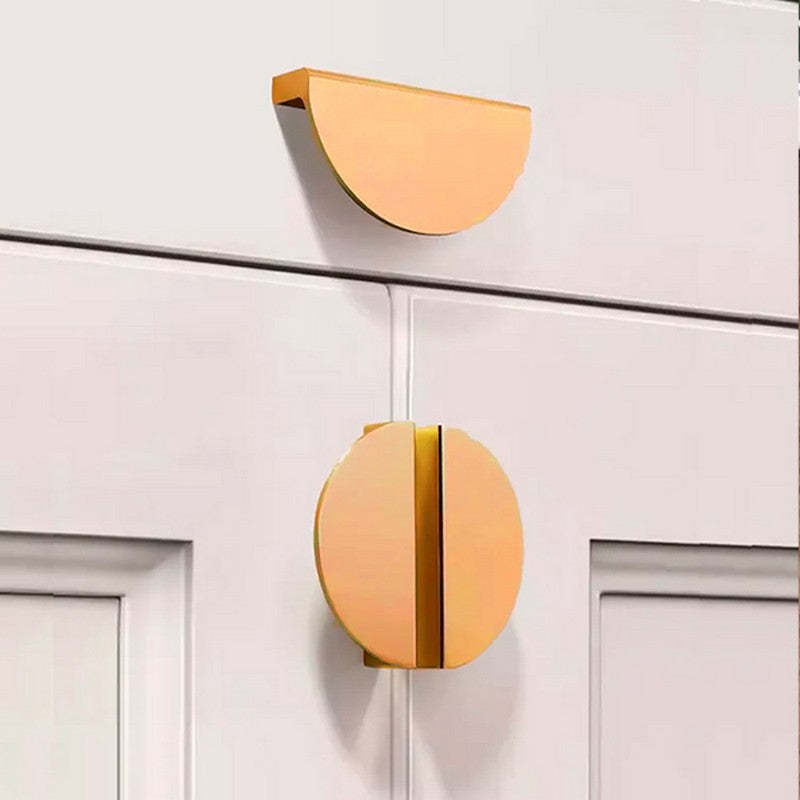Puxador Meia Lua 96mm Cobre Rosegold Fosco - C3175