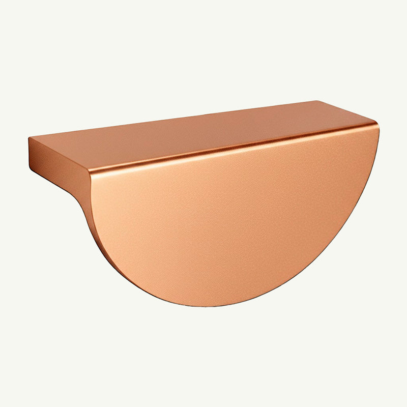 Puxador Meia Lua 96mm Cobre Rosegold Fosco - C3175