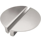 Puxador Meia Lua 96mm Cromado Fosco - C3176