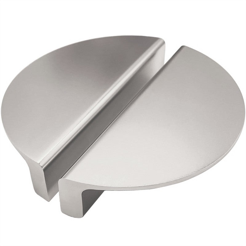 Puxador Meia Lua 96mm Cromado Fosco - C3176