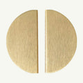 Puxador Meia Lua 96mm Dourado Escovado Claro - C3177