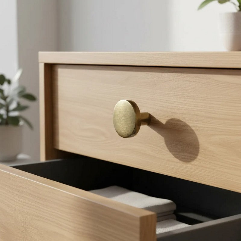 Puxador Ponto Gaveta Armário Ouro Velho - C3178