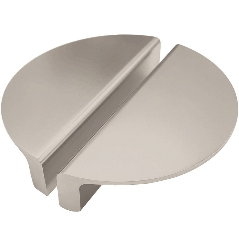 Puxador Meia Lua 96mm Níquel Fosco Médio - C3181
