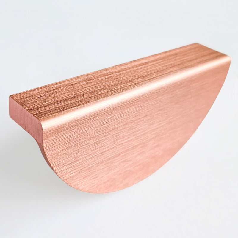 Puxador Meia Lua 96mm Rosê Rosegold Escovado - C3184