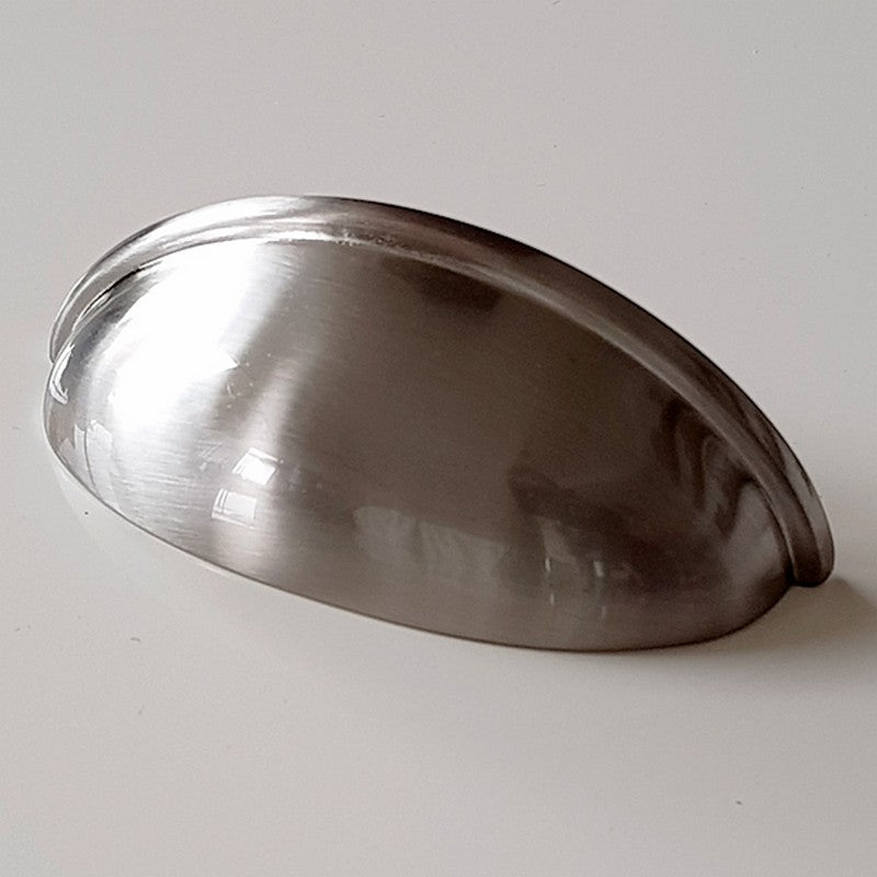 Puxador Metal Concha Niquel Escovado - C3201