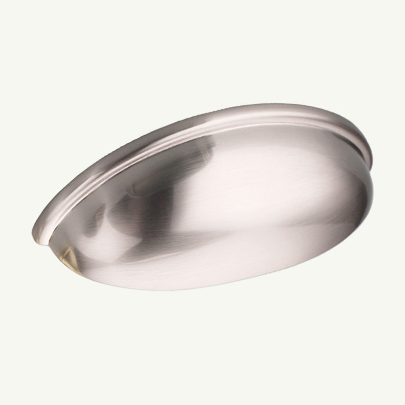 Puxador Metal Concha Niquel Escovado - C3201