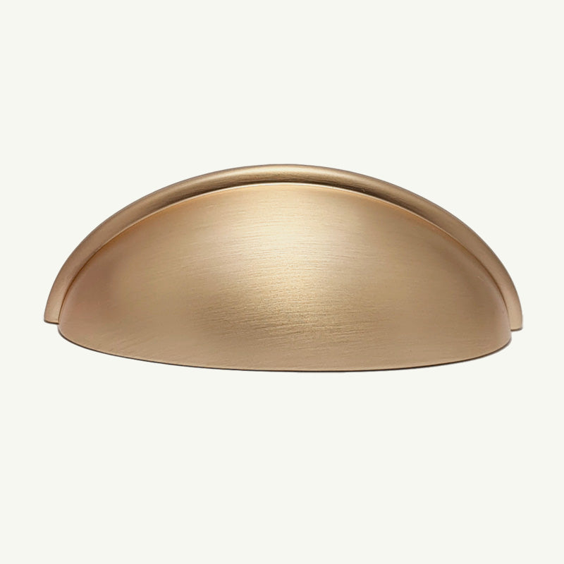 Puxador Metal Concha Dourado Escovado - C3203