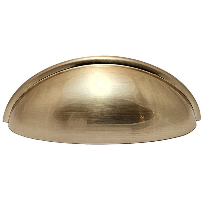 Puxador Metal Concha Dourado Escovado - C3204