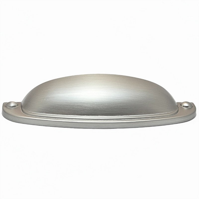 Puxador Metal Concha Níquel Escovado Fosco 108mm - C3213