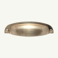 Puxador Metal Concha Dourado Escovado 108mm - C3214