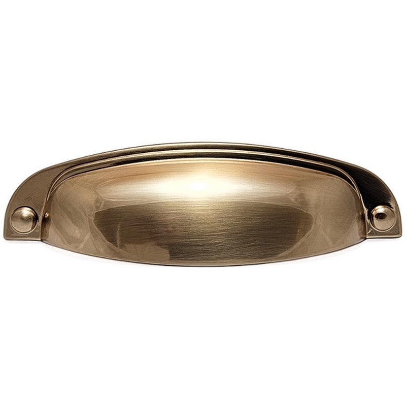 Puxador Metal Concha Dourado Gold Champagne 108mm - C3215