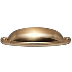 Puxador Metal Concha Dourado Gold Champagne 108mm - C3215