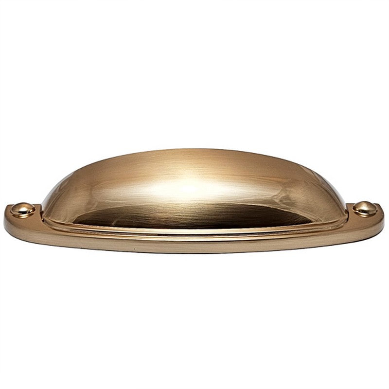 Puxador Metal Concha Dourado Gold Champagne 108mm - C3215