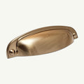 Puxador Metal Concha Dourado Gold Champagne 108mm - C3215