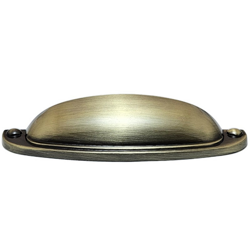 Puxador Metal Concha Ouro Velho 108mm - C3217