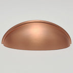 Puxador Metal Concha Cobre Escovado Fosco - C3220