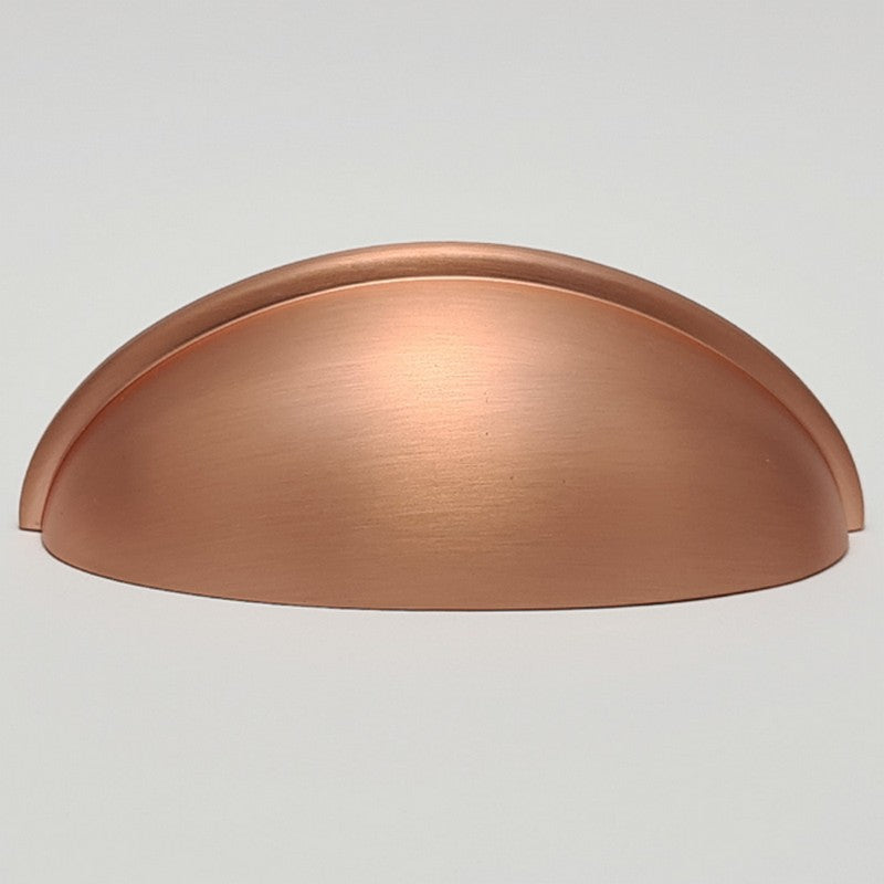 Puxador Metal Concha Cobre Escovado Fosco - C3220