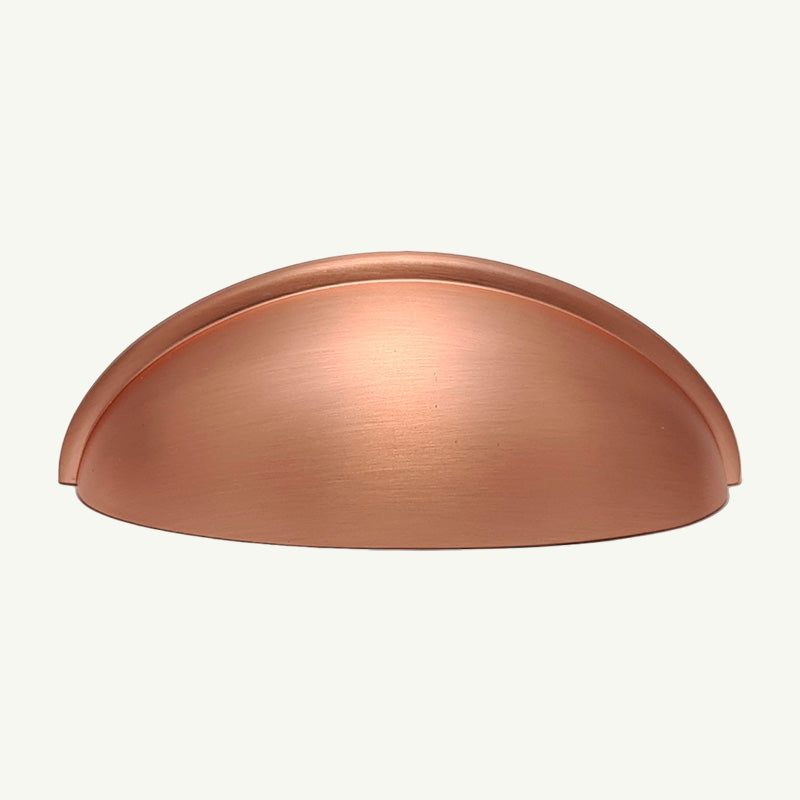 Puxador Metal Concha Cobre Escovado Fosco - C3220