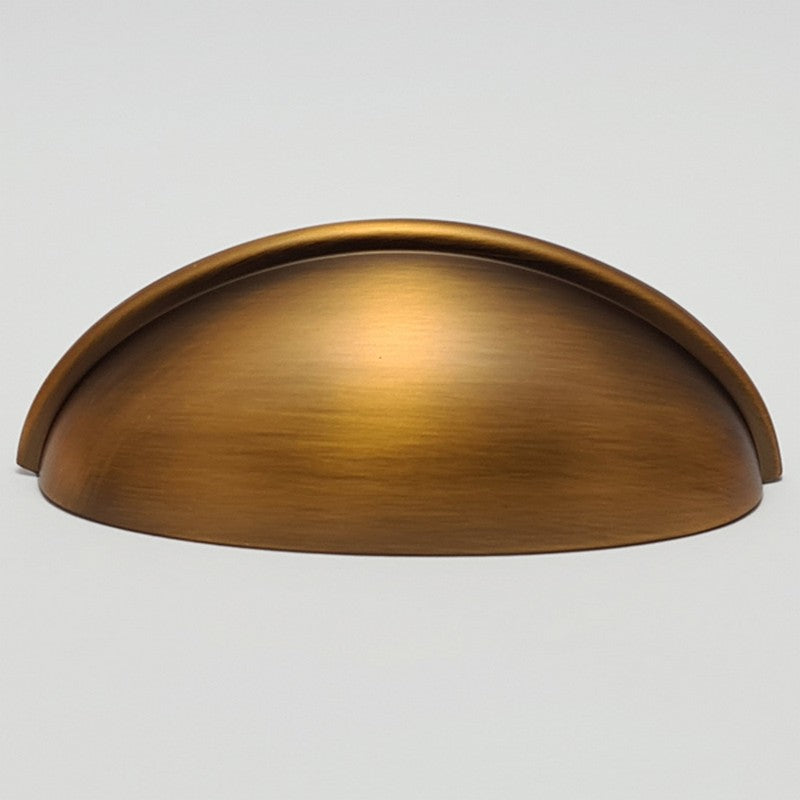 Puxador Metal Concha Café Escovado Fosco - C3222