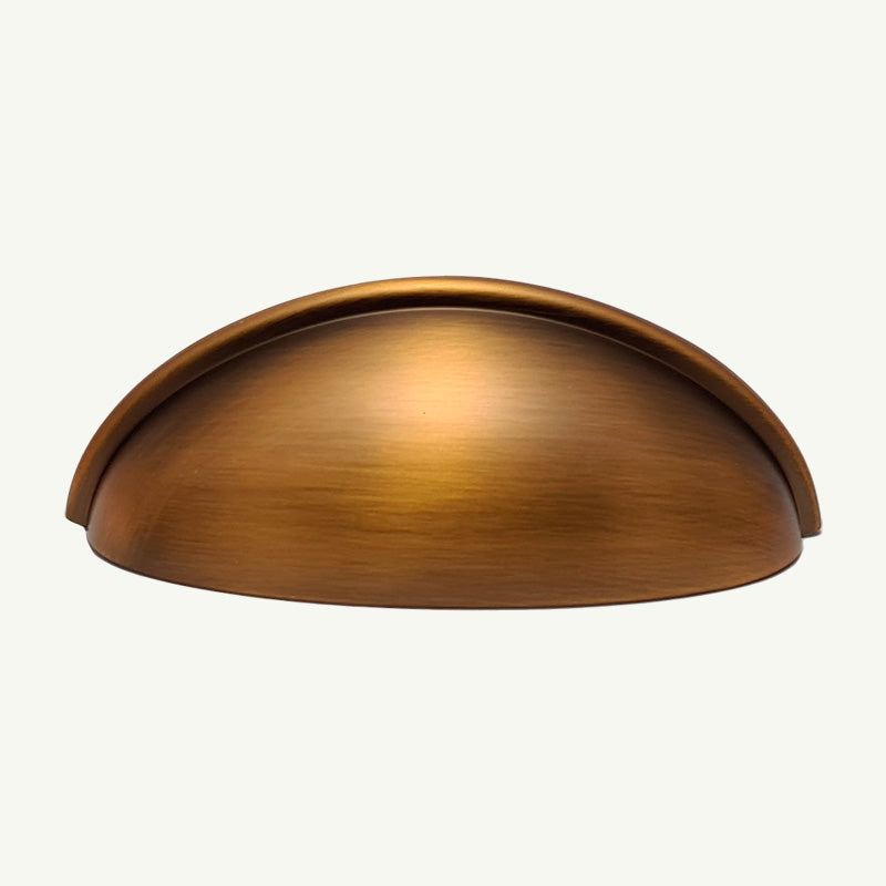 Puxador Metal Concha Café Escovado Fosco - C3222