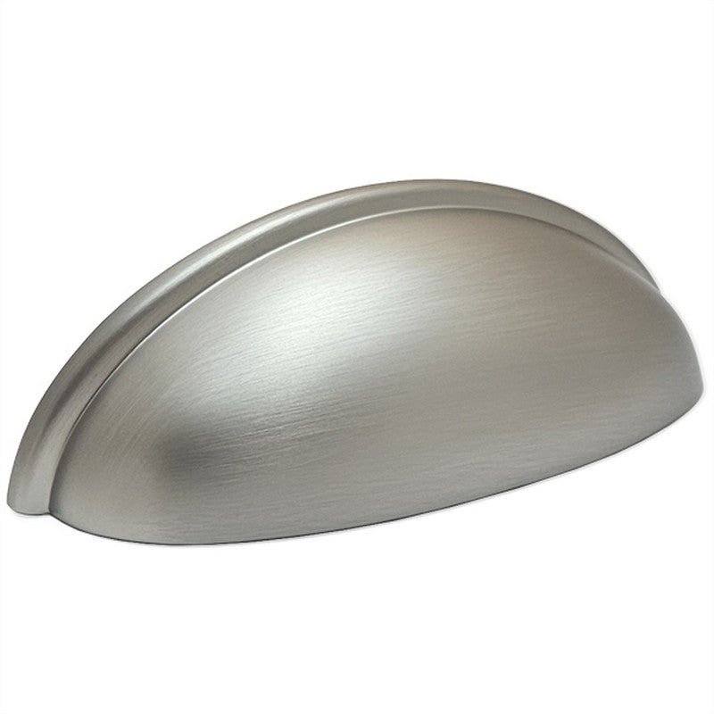 Puxador Metal Concha Niquel Escovado Fosco - C3223