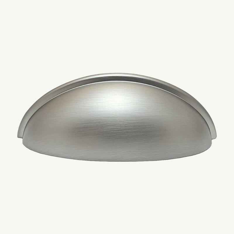 Puxador Metal Concha Niquel Escovado Fosco - C3223