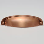 Puxador Metal Concha Cobre Escovado - C3224